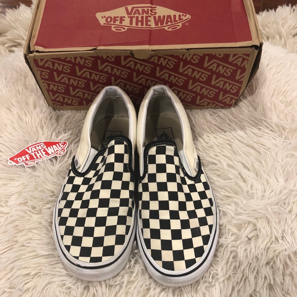 Checkered Vans